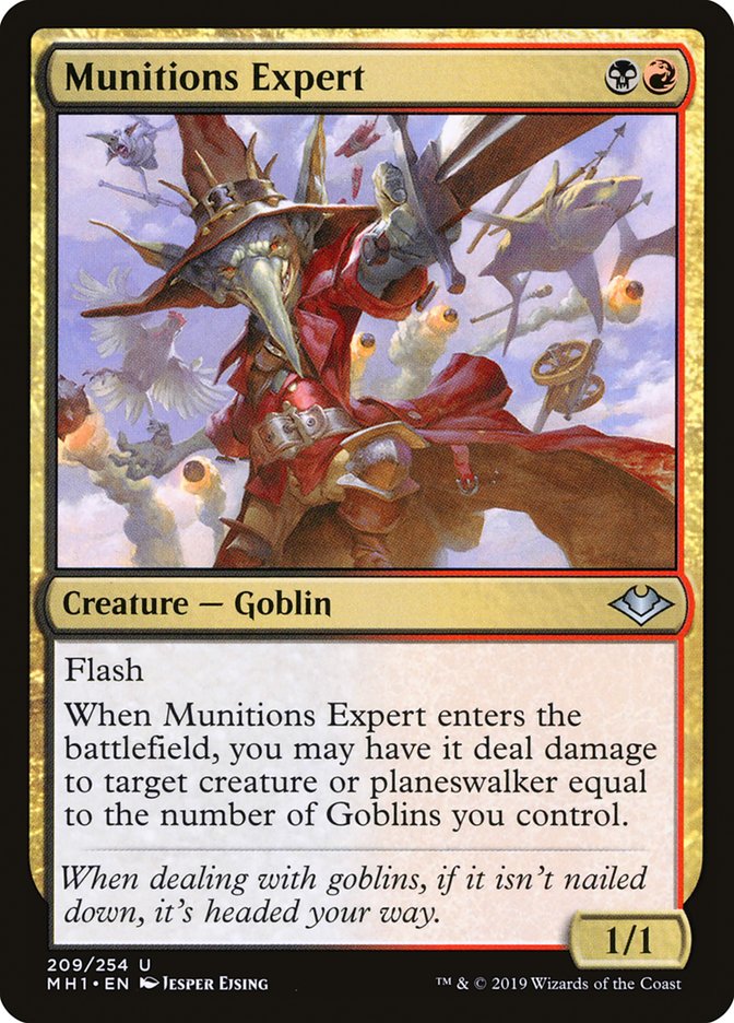 Munitions Expert 209/254 (Modern Horizons)  - Foil | Good Games Modbury