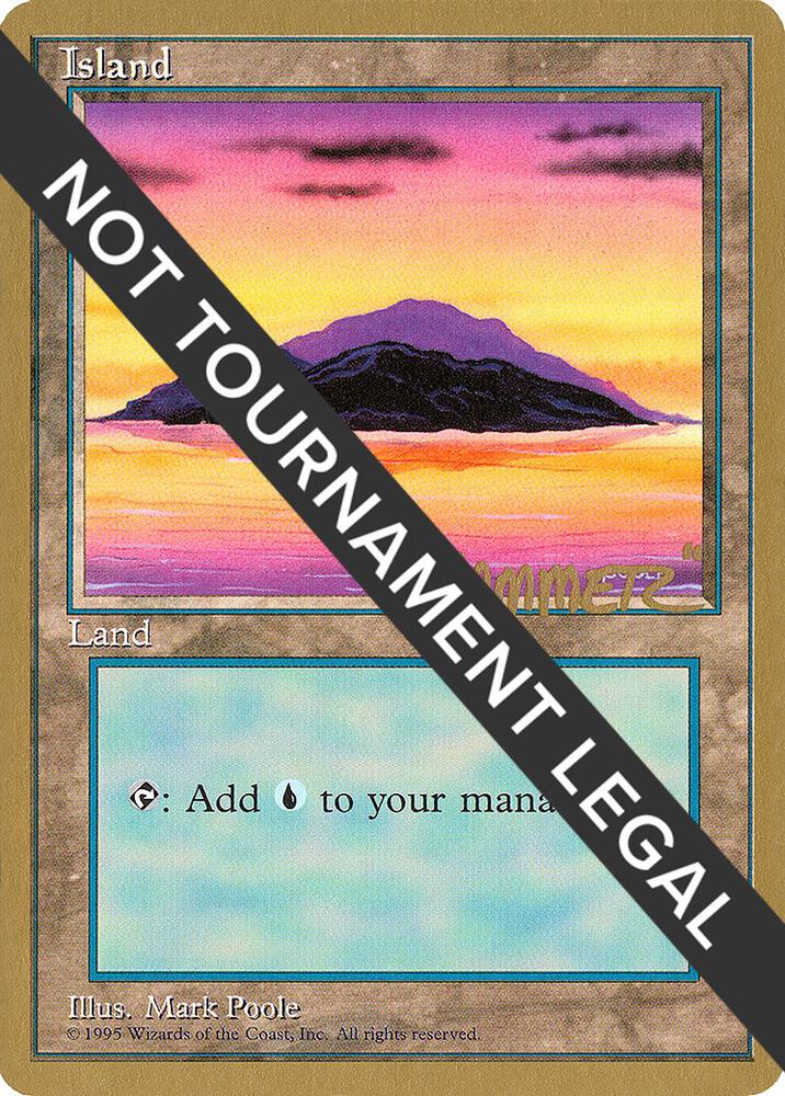 Island A 1996 Shawn Hammer Regnier 4ED shr367/308 (World Championship Decks)  | Good Games Modbury