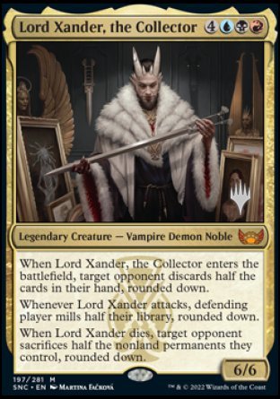 Lord Xander, the Collector (Promo Pack) [Streets of New Capenna Promos] | Good Games Modbury