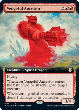 Vengeful Ancestor Extended Art 304/62 (Commander: Adventures in the Forgotten Realms)  | Good Games Modbury