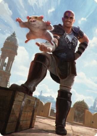 Minsc and Boo Timeless Heroes Art Card 72 81 72 (Art Series: Commander Legends: Battle for Baldur's Gate)  | Good Games Modbury