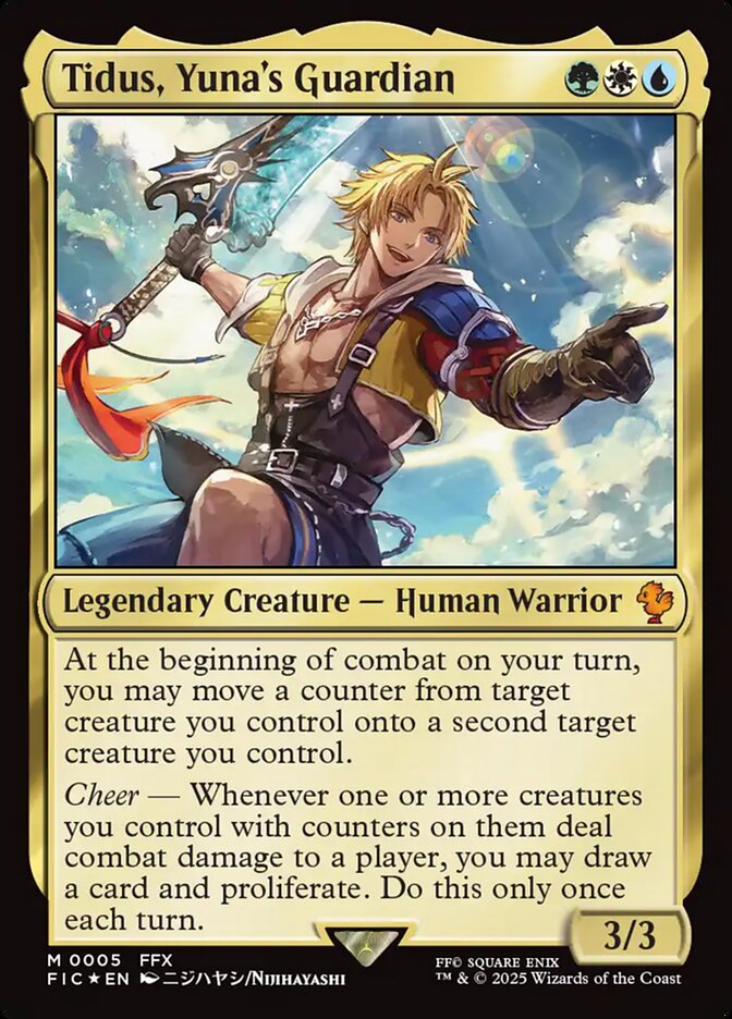 Tidus, Yuna's Guardian 5/100 (Commander: FINAL FANTASY)  - Foil | Good Games Modbury