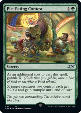Pie Eating Contest Galaxy Foil 437/244 (Unfinity)  - Foil | Good Games Modbury
