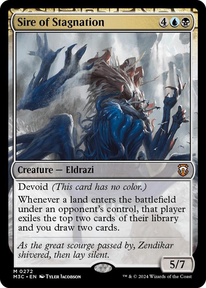 Sire of Stagnation 272/411 (Commander: Modern Horizons 3)  - Ripple Foil | Good Games Modbury