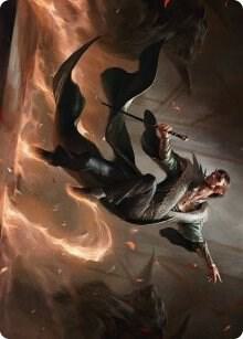 Fleetfoot Dancer Art Card 26 (Art Series: Streets of New Capenna)  | Good Games Modbury