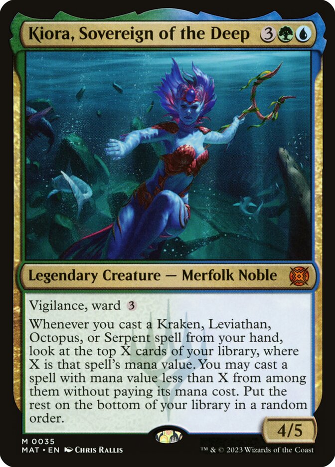 Kiora, Sovereign of the Deep 35/50 (March of the Machine: The Aftermath)  - Foil | Good Games Modbury