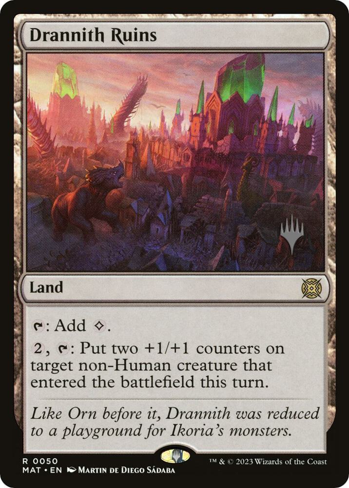 Drannith Ruins 50p/8 (Promo Pack: The Lost Caverns of Ixalan)  - Foil | Good Games Modbury