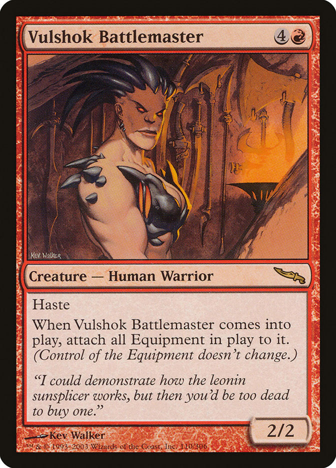 Vulshok Battlemaster 110/306 (Mirrodin)  | Good Games Modbury