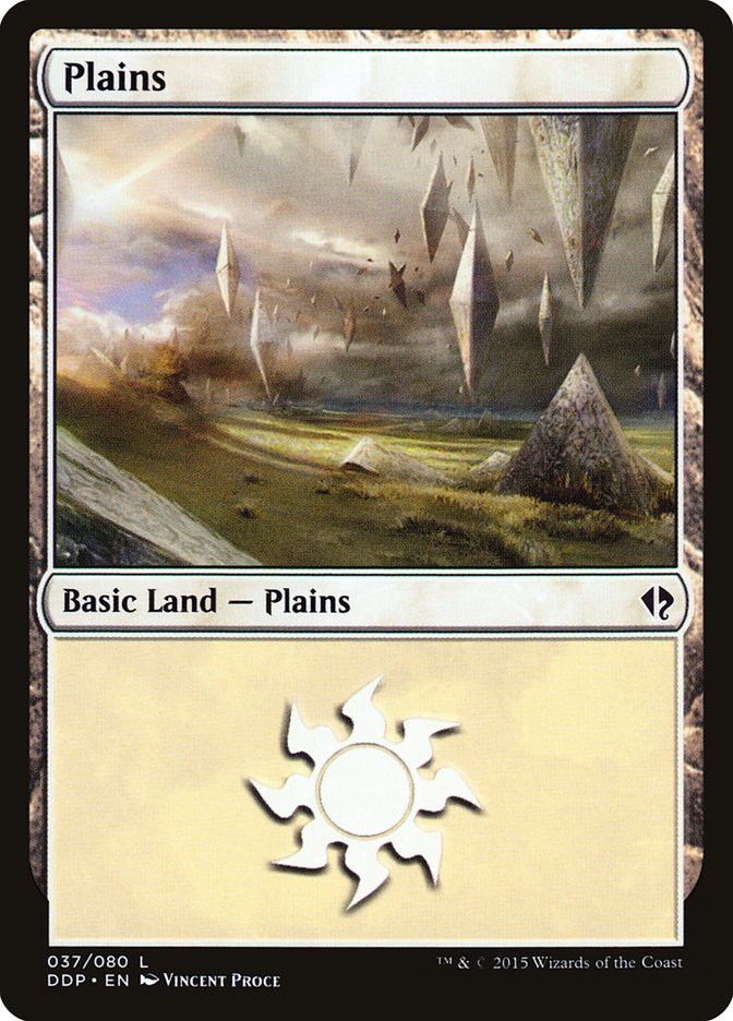 Plains (37) [Duel Decks: Zendikar vs. Eldrazi] | Good Games Modbury