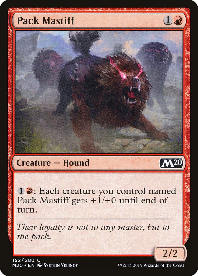 Pack Mastiff [Core Set 2020] | Good Games Modbury