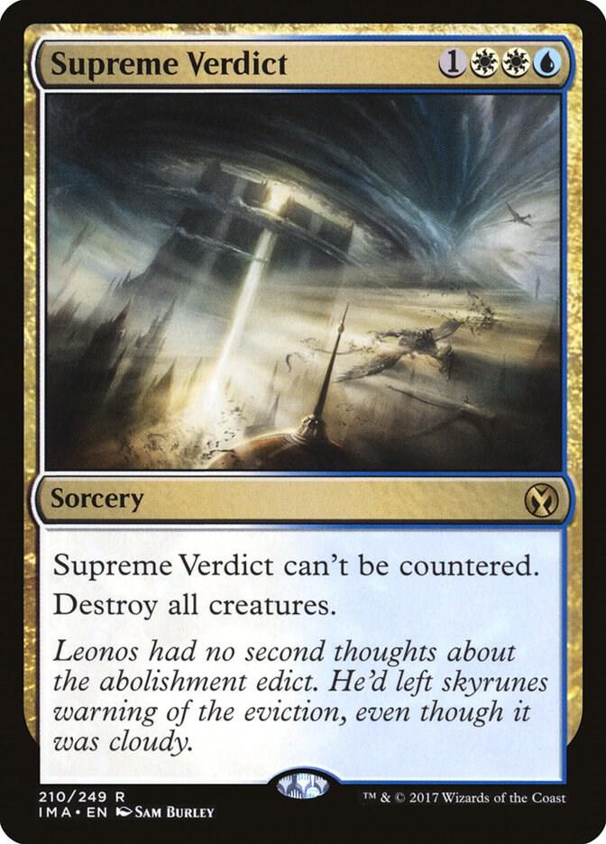 Supreme Verdict 210/249 (Iconic Masters)  - Foil | Good Games Modbury