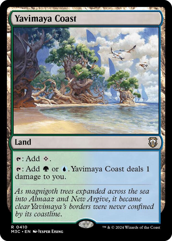 Yavimaya Coast 410/411 (Commander: Modern Horizons 3)  - Ripple Foil | Good Games Modbury
