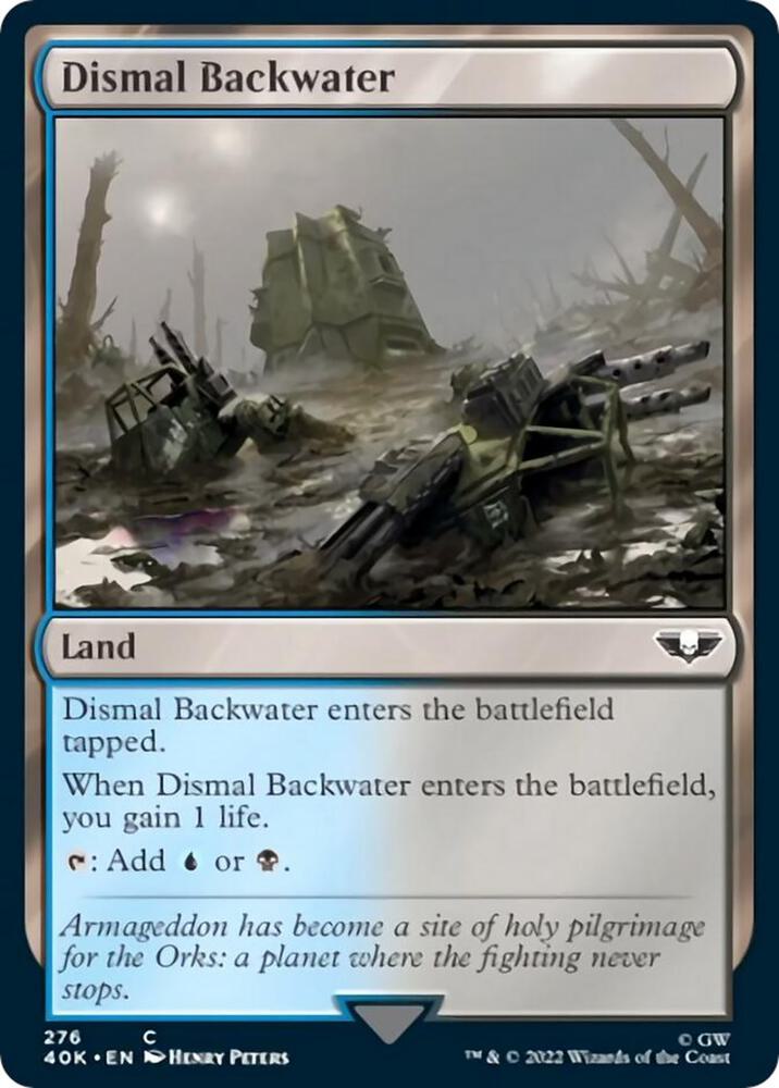 Dismal Backwater 276/617 (Universes Beyond: Warhammer 40,000)  | Good Games Modbury