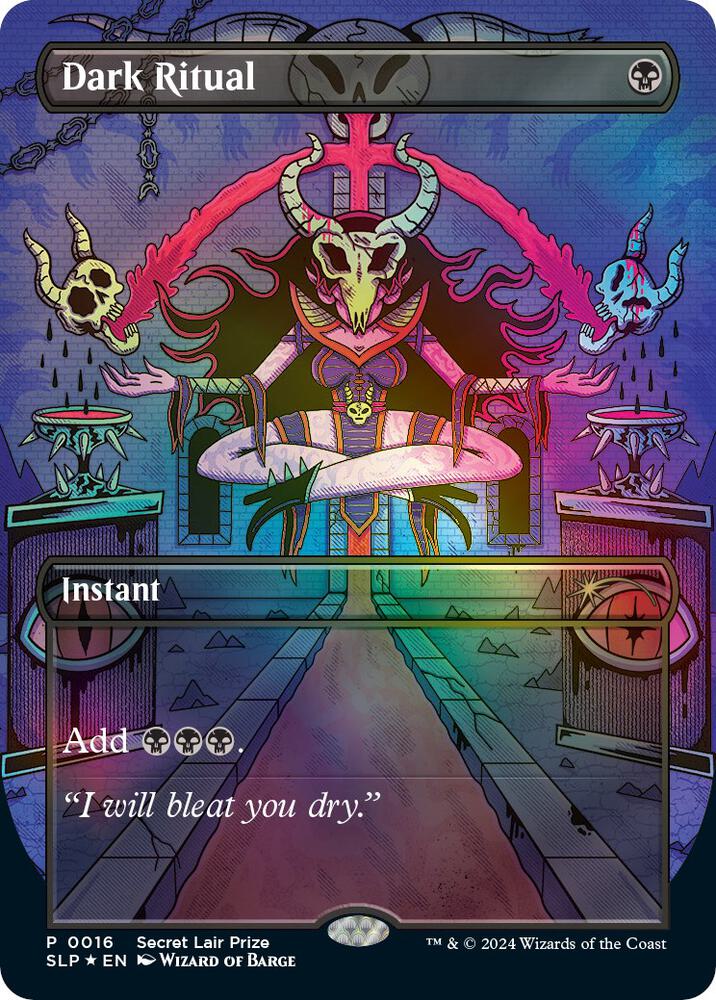 Dark Ritual 16/50 (Secret Lair Showdown)  - Borderless Foil | Good Games Modbury