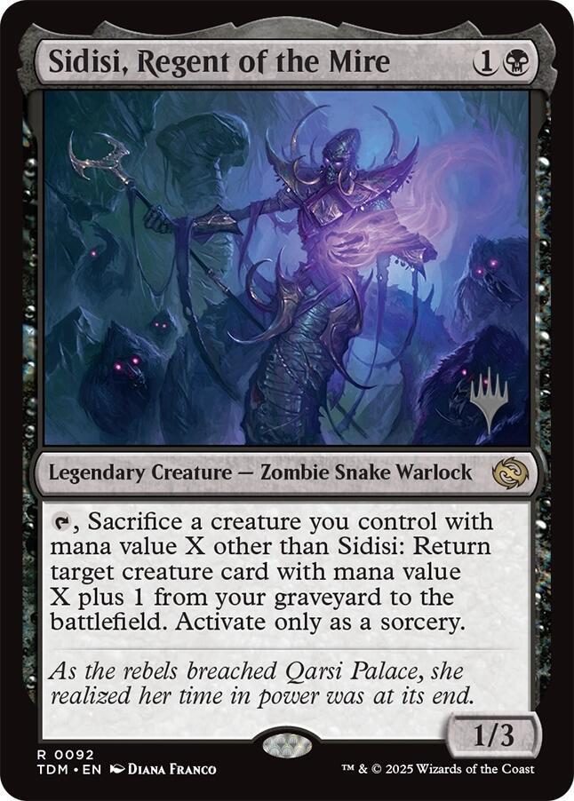 Sidisi, Regent of the Mire 92p/166 (Promo Pack: Tarkir: Dragonstorm)  - Foil | Good Games Modbury