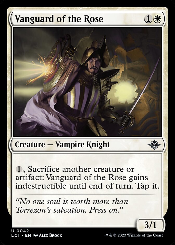 Vanguard of the Rose 42/291 (The Lost Caverns of Ixalan)  - Foil | Good Games Modbury