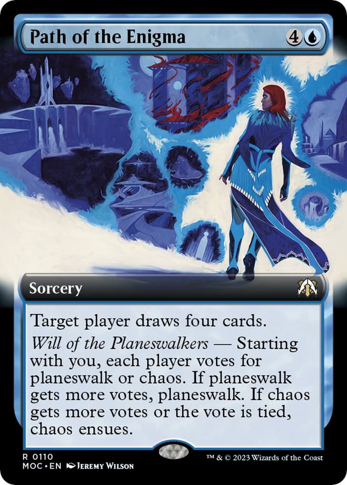 Path of the Enigma 110/444 (Commander: March of the Machine)  - Extended Art | Good Games Modbury
