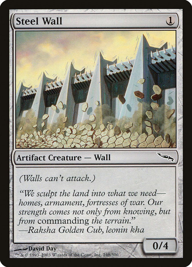 Steel Wall [Mirrodin] | Good Games Modbury