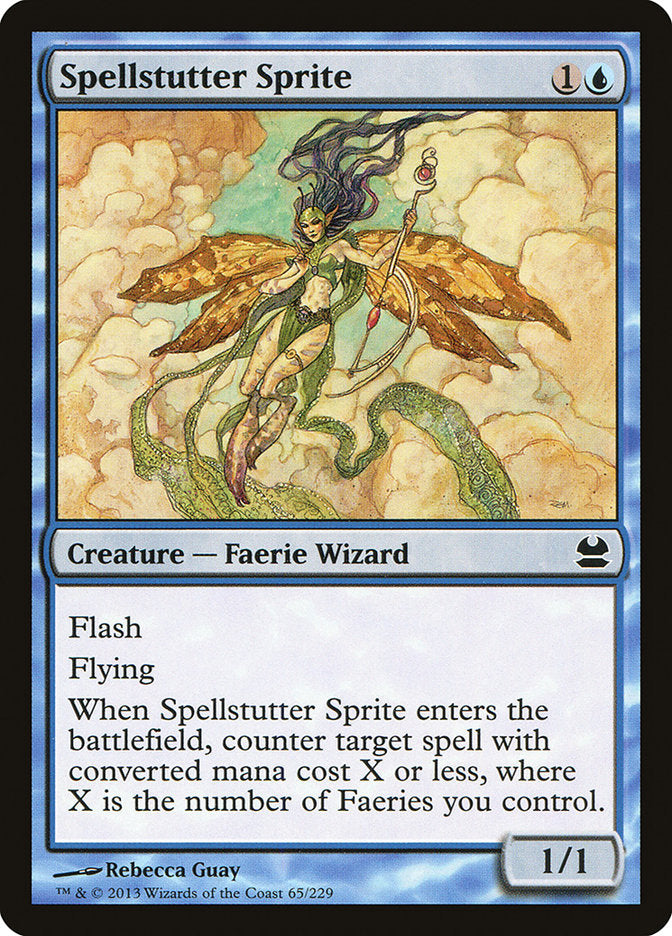 Spellstutter Sprite 65/229 (Modern Masters)  - Foil | Good Games Modbury