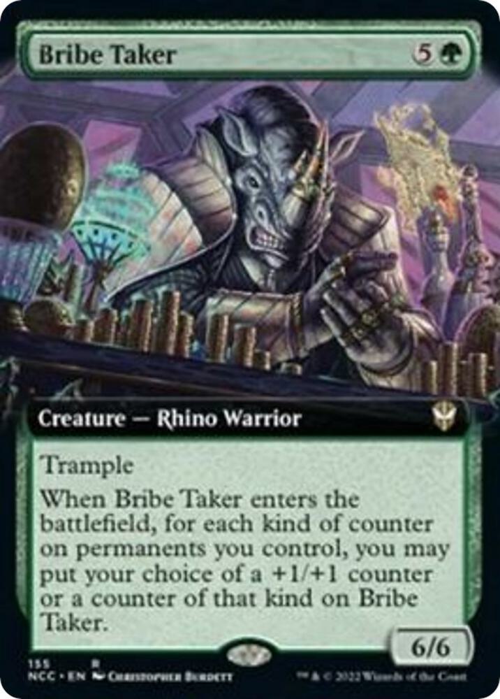 Bribe Taker Extended Art 155 (Commander: Streets of New Capenna)  | Good Games Modbury