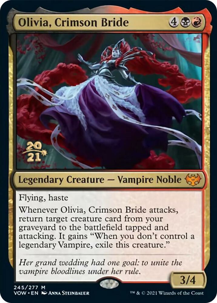 Olivia Crimson Bride 245s/137 (Prerelease Cards)  - Foil | Good Games Modbury
