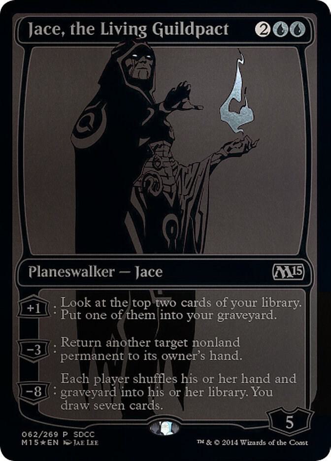Jace the Living Guildpact SDCC 2014 Exclusive 62/269 (Media Promos)  - Foil | Good Games Modbury