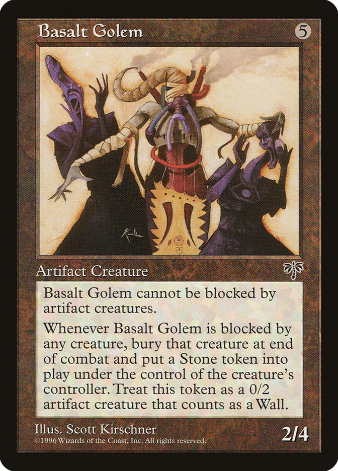 Basalt Golem 294/350 (Mirage)  | Good Games Modbury
