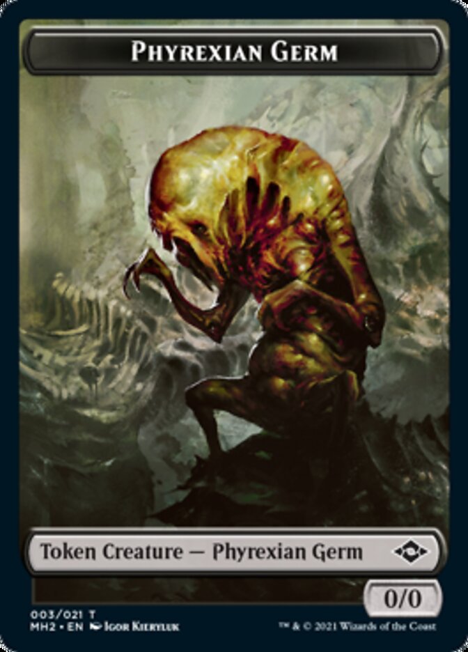 Phyrexian Germ Token [Modern Horizons 2 Tokens] | Good Games Modbury