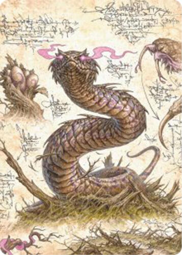 Rottenmouth Viper Art Card 36 (Art Series: Bloomburrow)  | Good Games Modbury