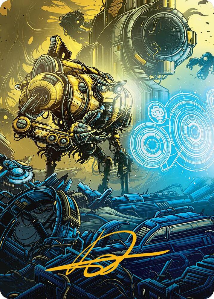 Mendicant Core Guidelight Art Card 1 54 Gold Stamped Signature 1 (Art Series: Aetherdrift)  | Good Games Modbury