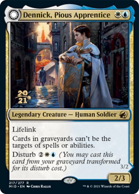 Dennick Pious Apprentice 217s/171 (Prerelease Cards)  - Foil | Good Games Modbury