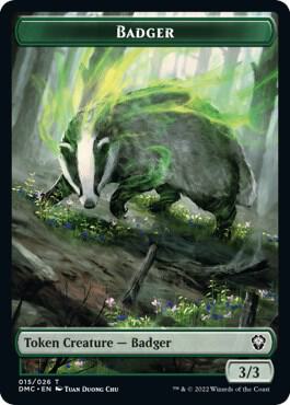 Badger Token 15 (Commander: Dominaria United)  | Good Games Modbury