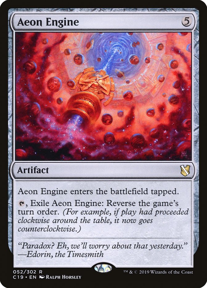 Aeon Engine 52/302 (Commander 2019)  | Good Games Modbury