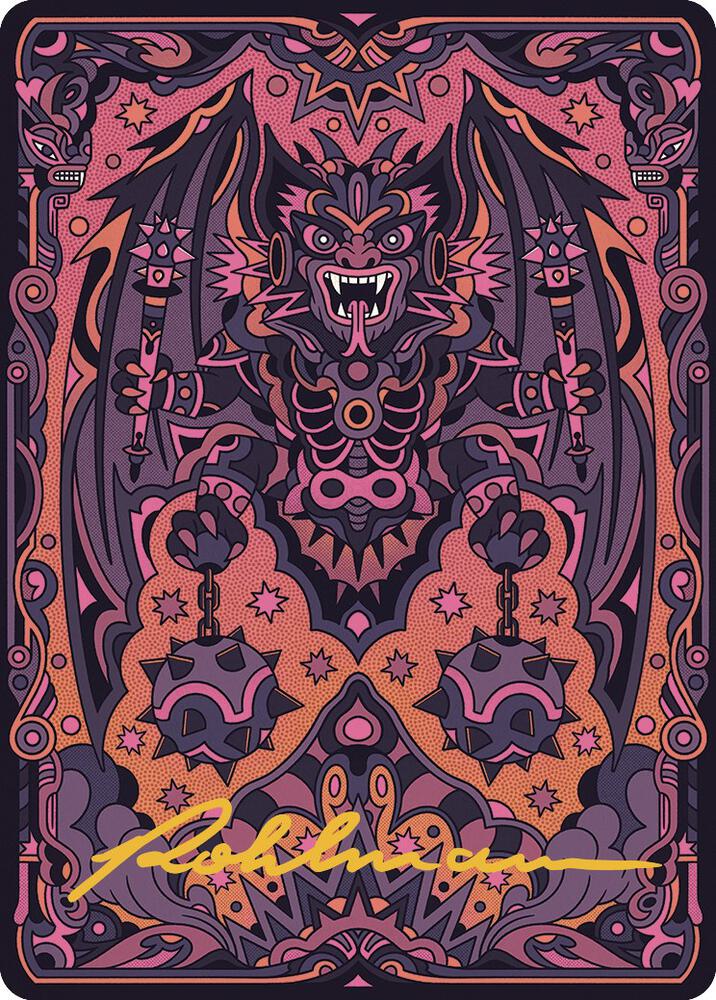 Bloodletter of Aclazotz Art Card 61 81 Gold Stamped Signature 61 (Art Series: The Lost Caverns of Ixalan)  | Good Games Modbury