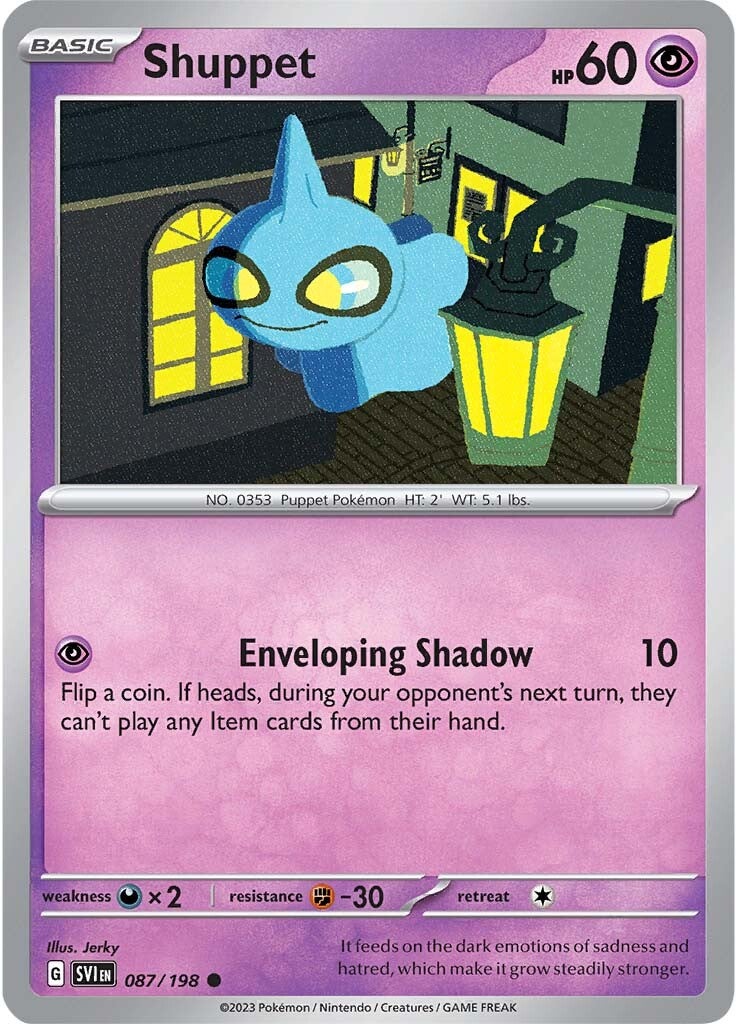 Shuppet (087/198) [Scarlet & Violet: Base Set] | Good Games Modbury