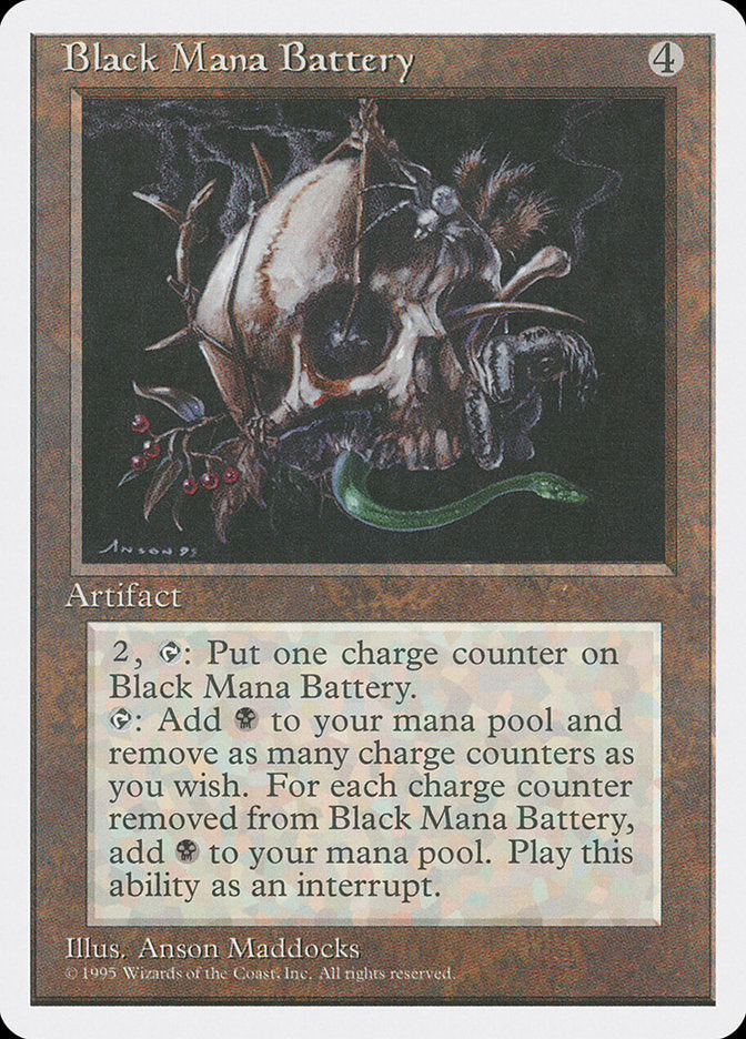 Black Mana Battery [Fourth Edition] | Good Games Modbury