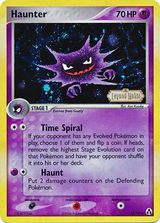 Haunter (35/92) (Stamped) [EX: Legend Maker] | Good Games Modbury