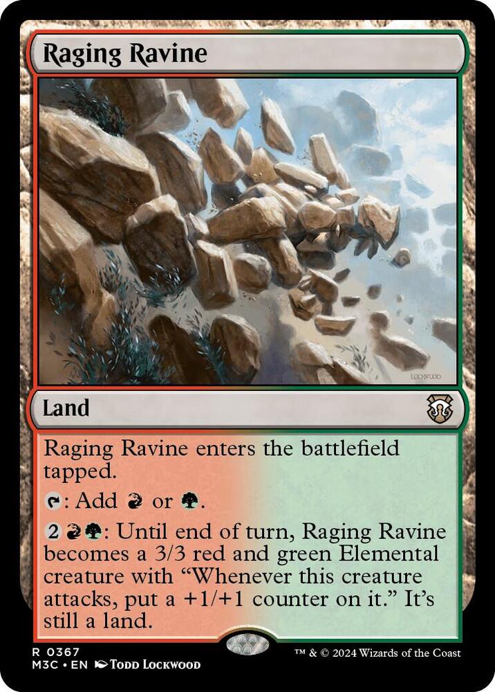 Raging Ravine 367/411 (Commander: Modern Horizons 3)  - Ripple Foil | Good Games Modbury