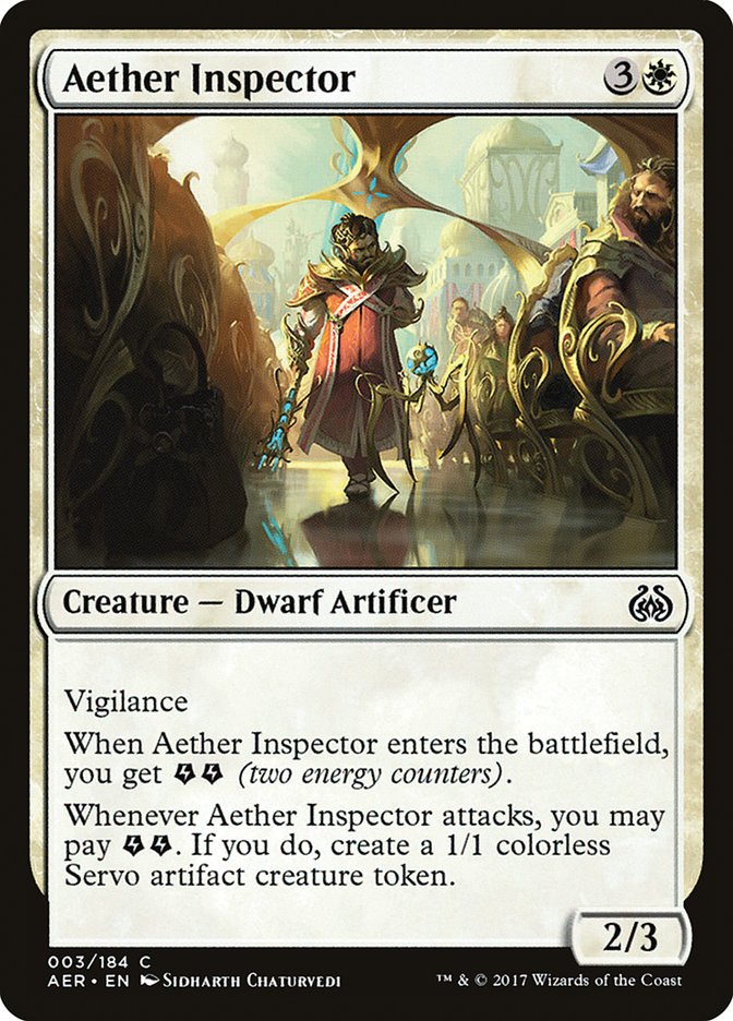 Aether Inspector 3/184 (Aether Revolt)  | Good Games Modbury