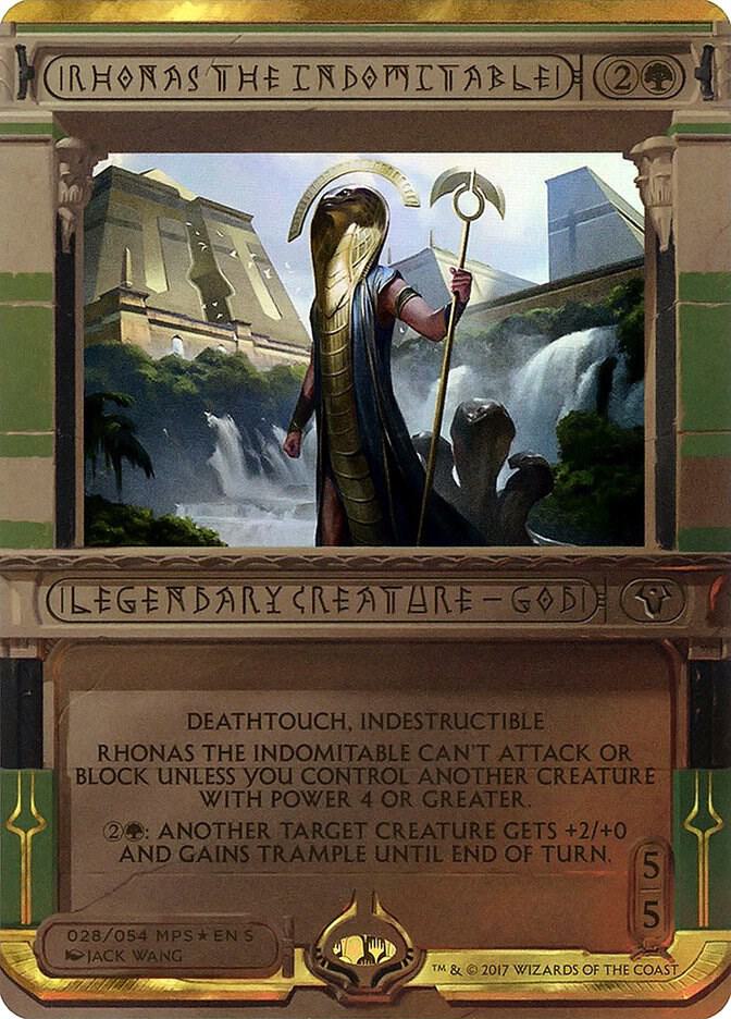 Rhonas the Indomitable 28/54 (Masterpiece Series: Amonkhet Invocations)  - Foil | Good Games Modbury