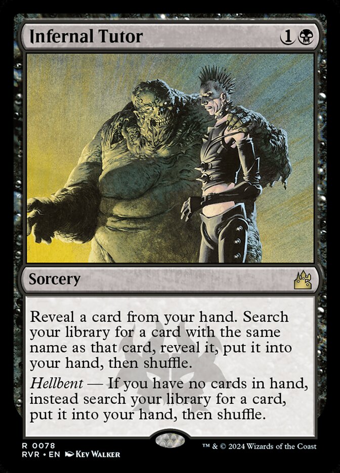 Infernal Tutor 78/291 (Ravnica Remastered)  - Foil | Good Games Modbury