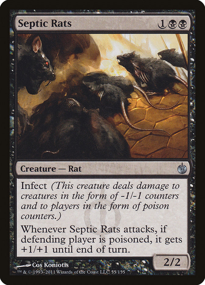 Septic Rats 55 (Mirrodin Besieged)  | Good Games Modbury