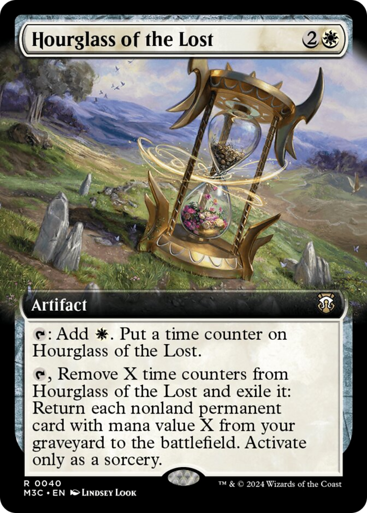 Hourglass of the Lost (Extended Art) [Modern Horizons 3 Commander] | Good Games Modbury