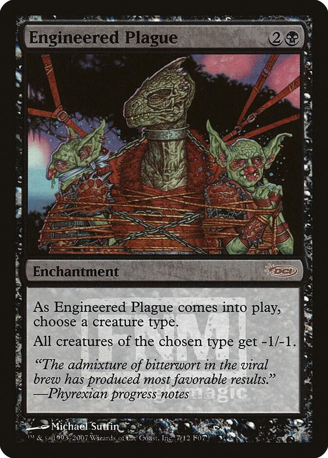 Engineered Plague 7/12 (FNM Promos)  - Foil | Good Games Modbury