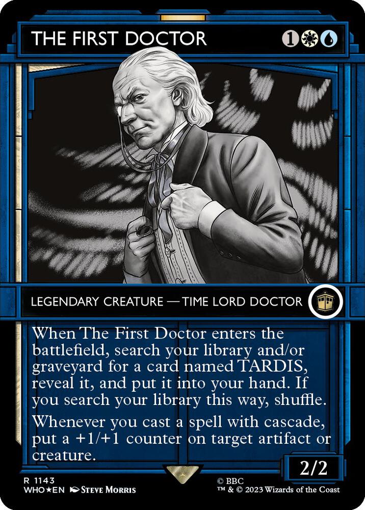 The First Doctor 1143/331 (Universes Beyond: Doctor Who)  - Showcase Surge Foil | Good Games Modbury