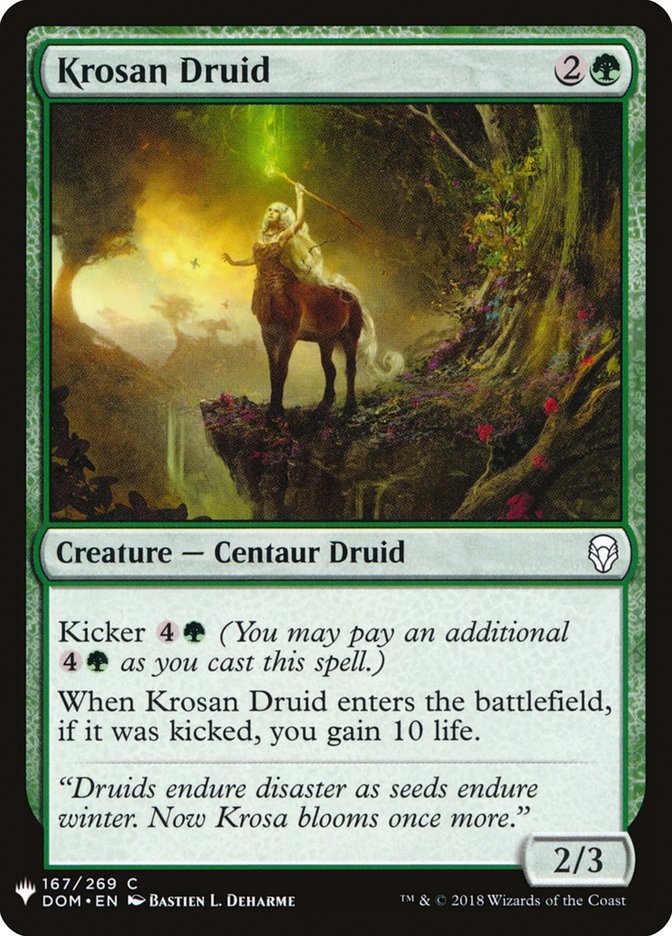 Krosan Druid [Mystery Booster] | Good Games Modbury