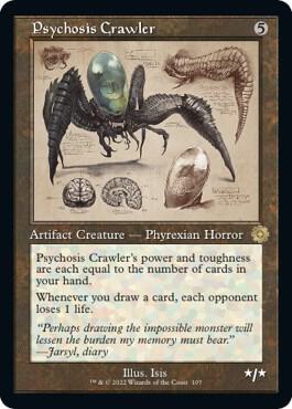 Psychosis Crawler Schematic 107/63 (The Brothers' War: Retro Frame Artifacts)  - Foil | Good Games Modbury