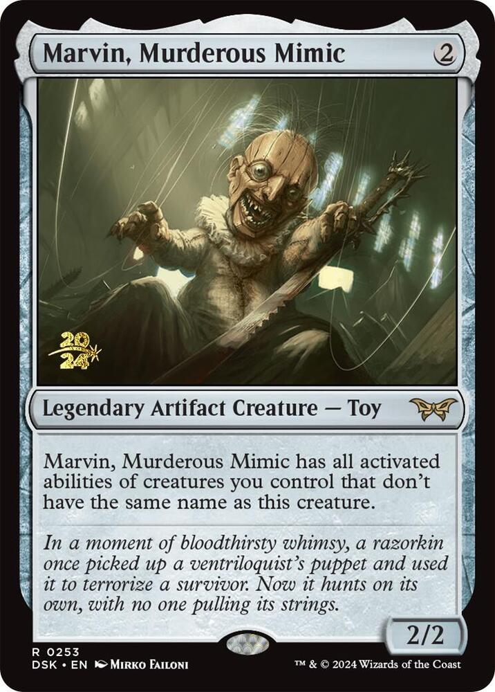 Marvin Murderous Mimic 253s/180 (Prerelease Cards)  - Foil | Good Games Modbury
