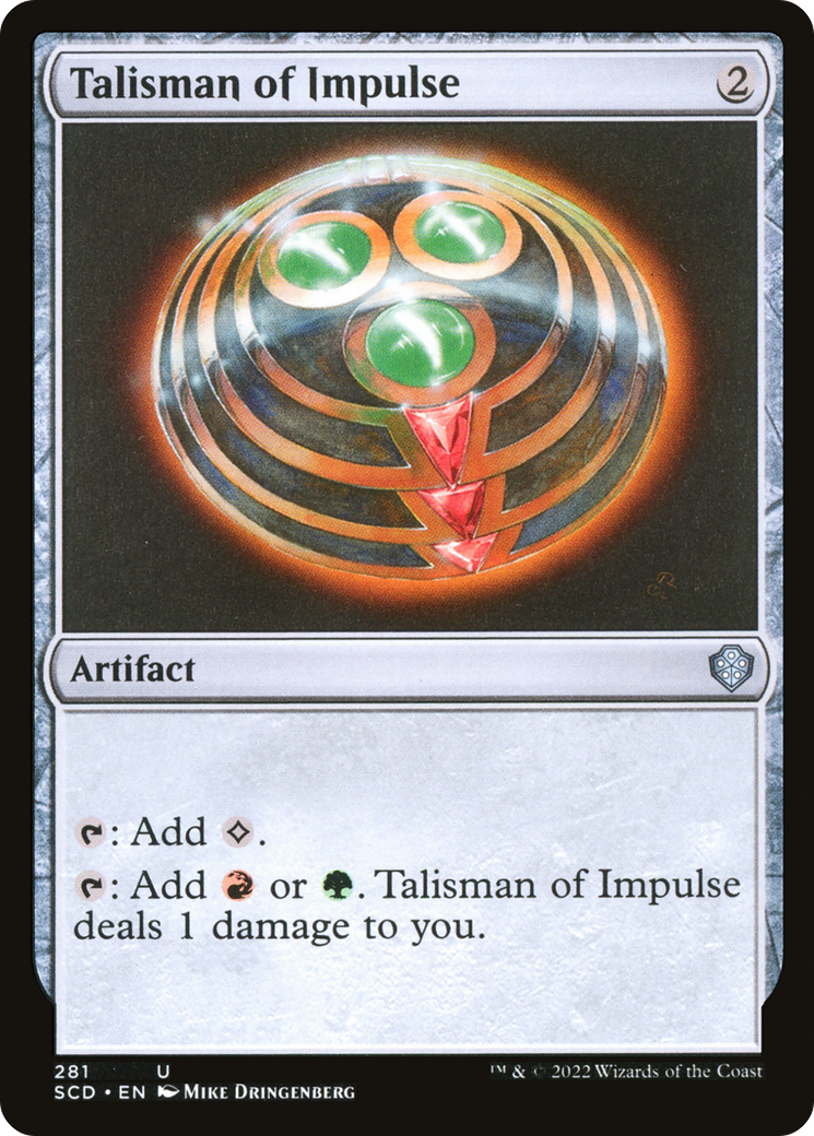 Talisman of Impulse [Starter Commander Decks] | Good Games Modbury