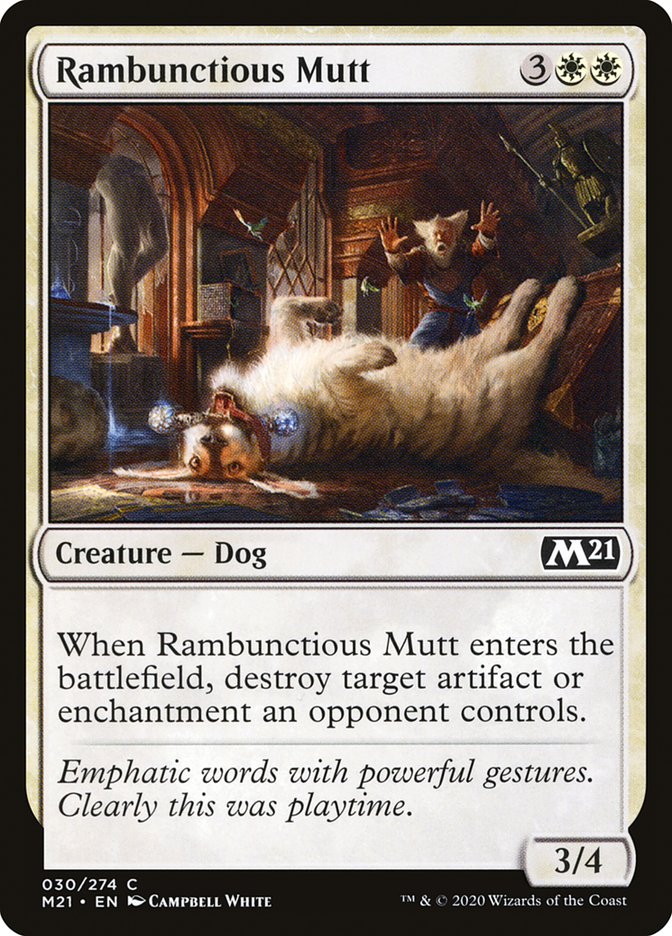 Rambunctious Mutt [Core Set 2021] | Good Games Modbury